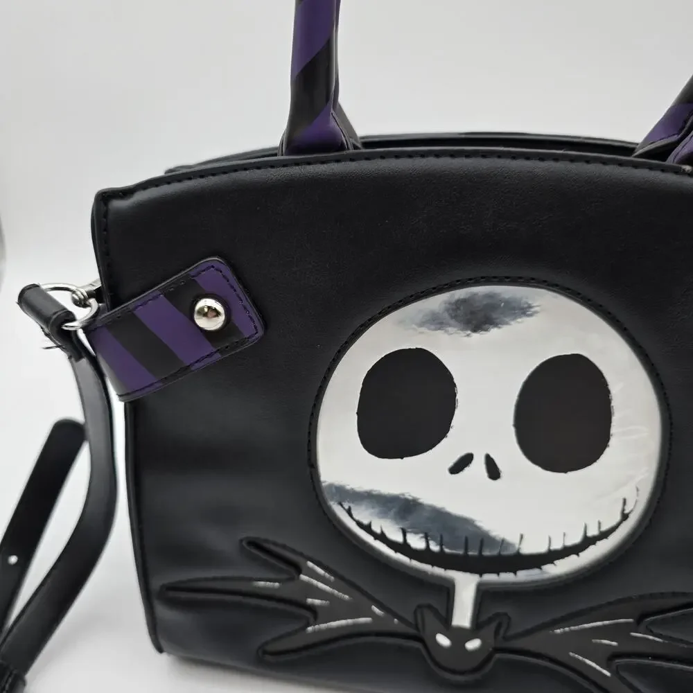 The Nightmare Before Christmas Black Crossbody Bag Skellington Burton Bioword